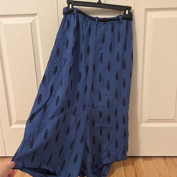 Heel Athens Lab blue/black midi harem pants size small - Picture 4 of 5